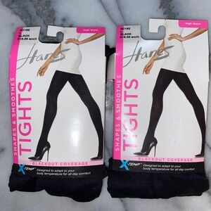 Hanes Black Tights